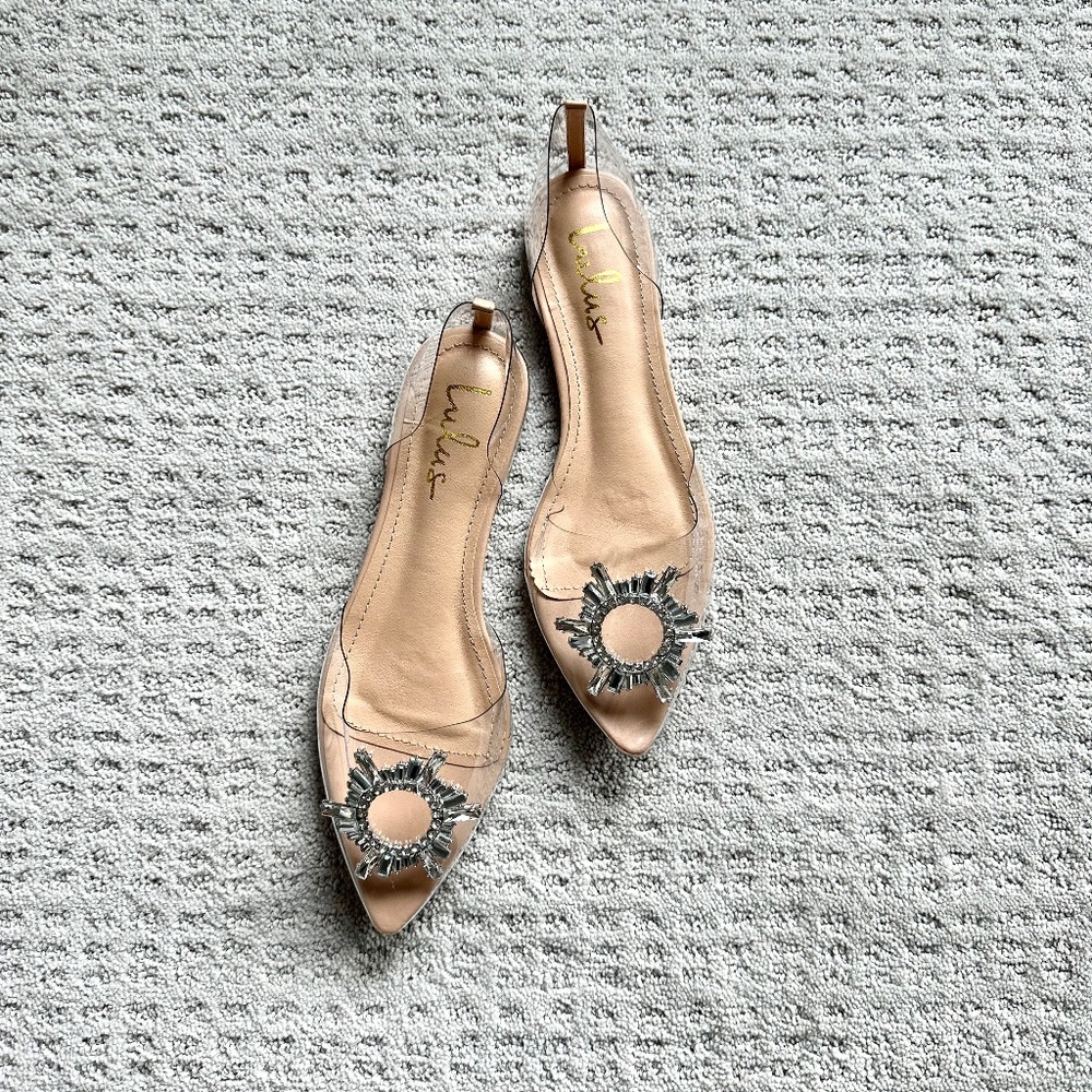 Lulu's Rhinestone women's flats size 8
